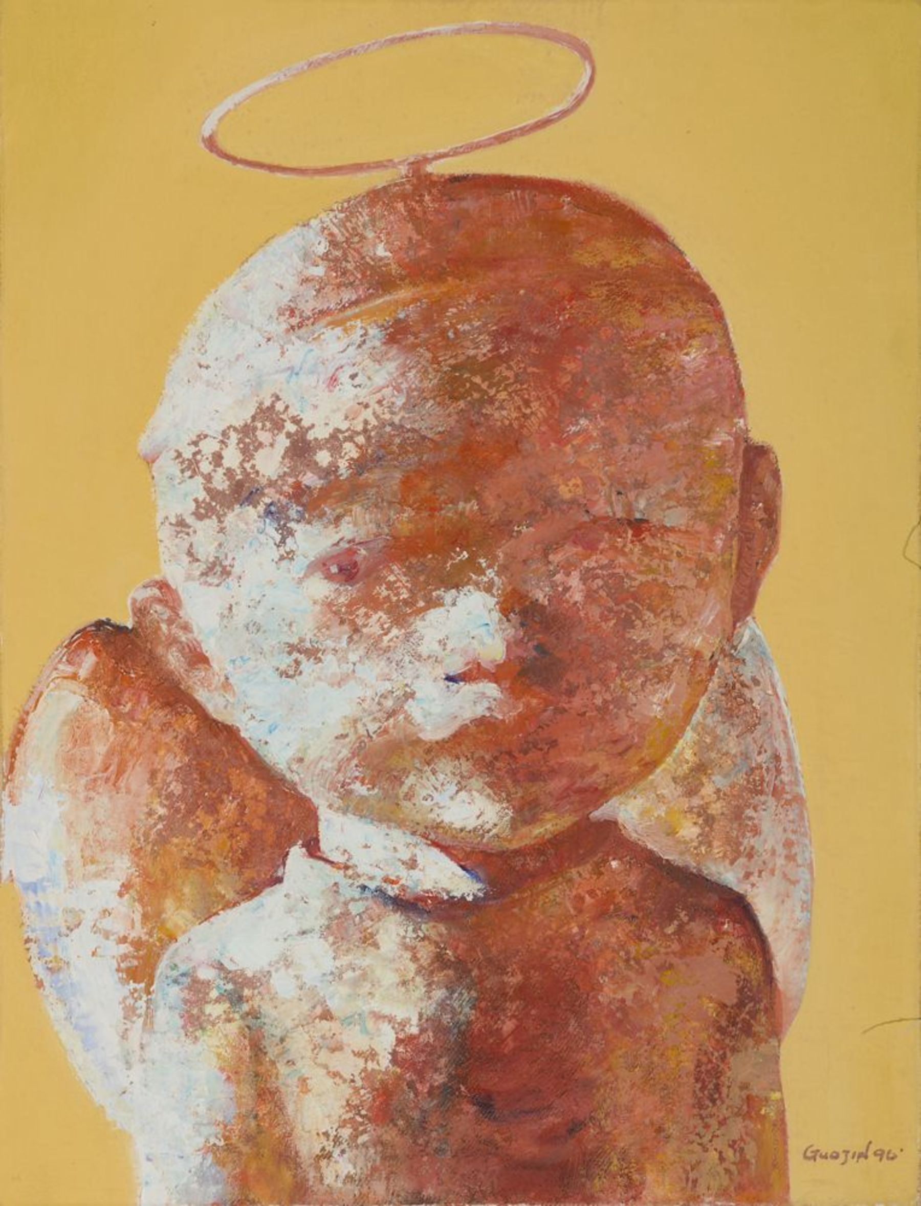 Sans titre, Guo Jin, 1996, huile sur toile