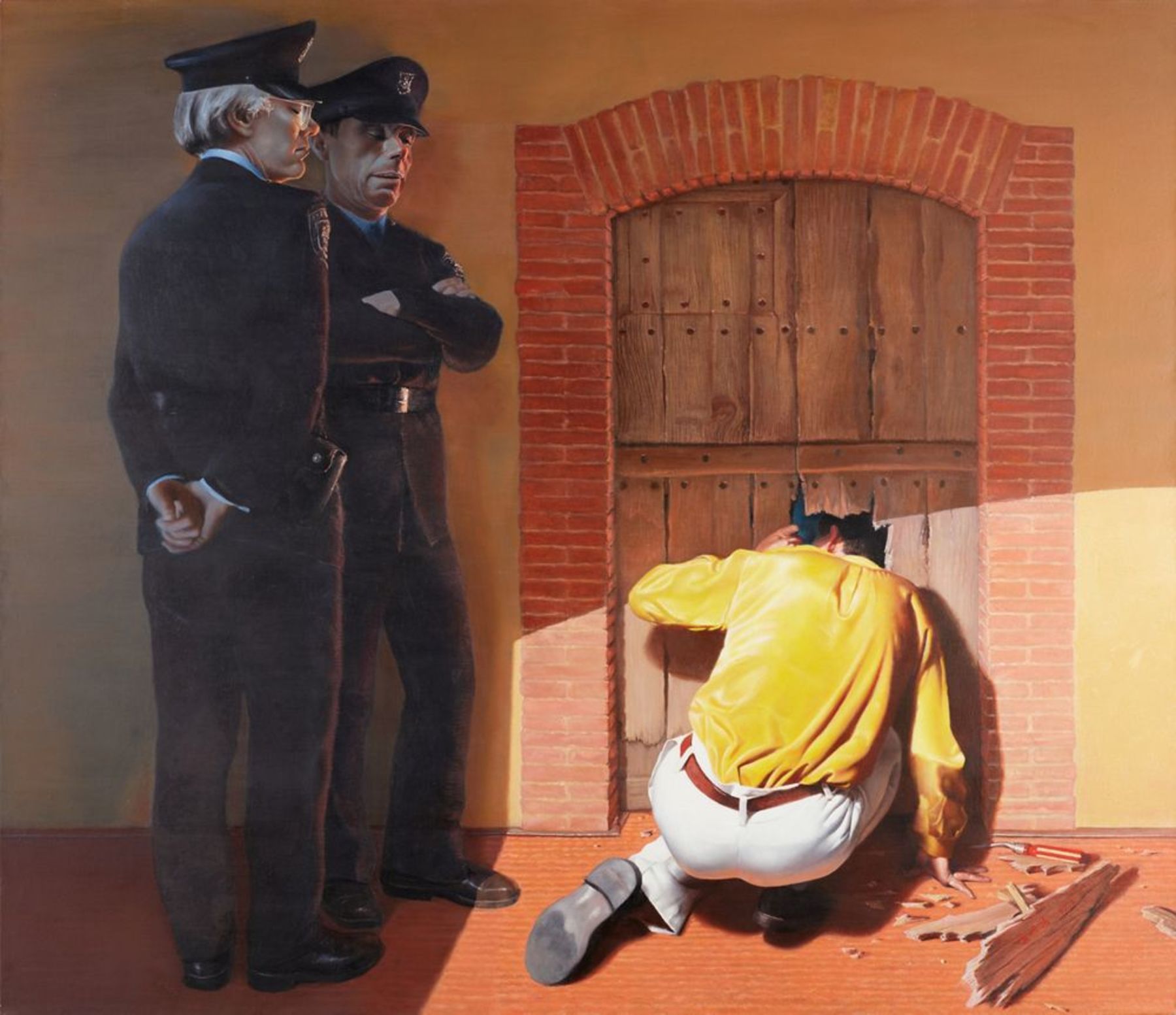 Saint Thomas, Wang Xingwei, 1997, huile sur toile