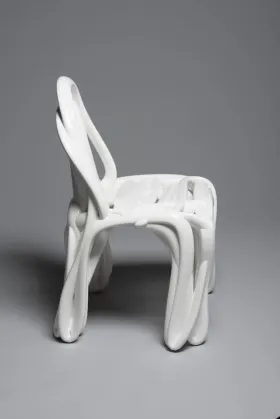 Materialised Sketch of a Chair 2005  Front  Objects  M