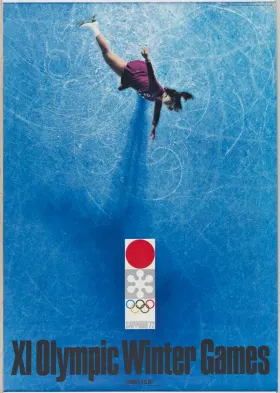 Poster, XI Olympic Winter Games, Sapporo, Japan, 1972 (1970