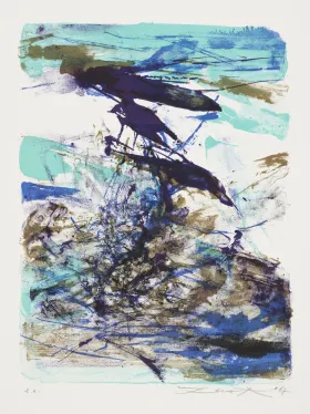 ザオ・ウーキー 趙無極 Untitled 1967 Untitled (1967) - Zao Wou-Ki | Objects | M+ Museum