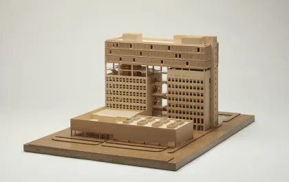 IMAI 和室 日本間 木製建築模型 旧版 未組立Ln445 日本陸前高田「眾人之家」（2011–2012）329號模型(2011) - 藤本壯介