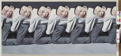 Everybody Connects to Everybody (1997) - Yue Minjun | Objects | M+