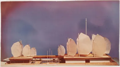 Photographs, architectural model, Hong Kong pavilion at Expo '70