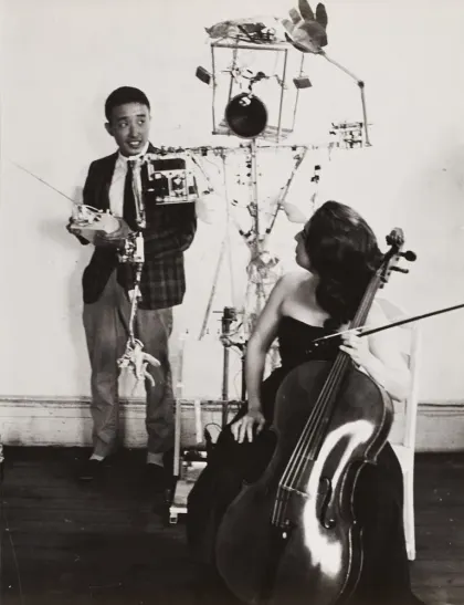 Charlotte Moorman Nam June Paik ポスター Charlotte Moorman Nam June Paik ポスター From the Archives