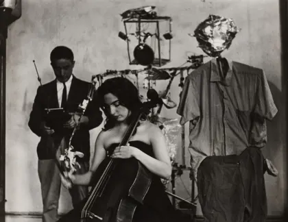 Charlotte Moorman Nam June Paik ポスター Charlotte Moorman Nam June Paik ポスター Charlotte Moorman