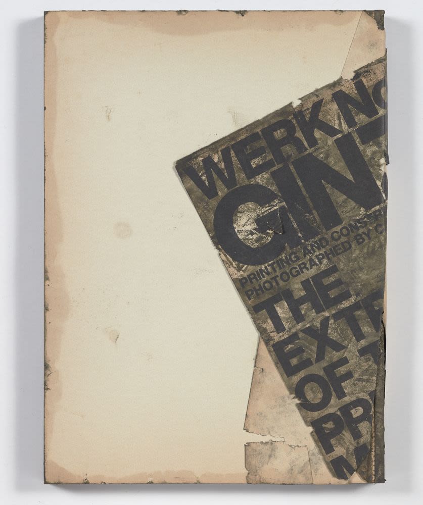 WERK No. 20 : Ginza : The Extremities Of The Printed Matter 