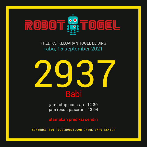 Prediksi Togel Beijing (Bei), Rabu 15-09-2021 Terbaru