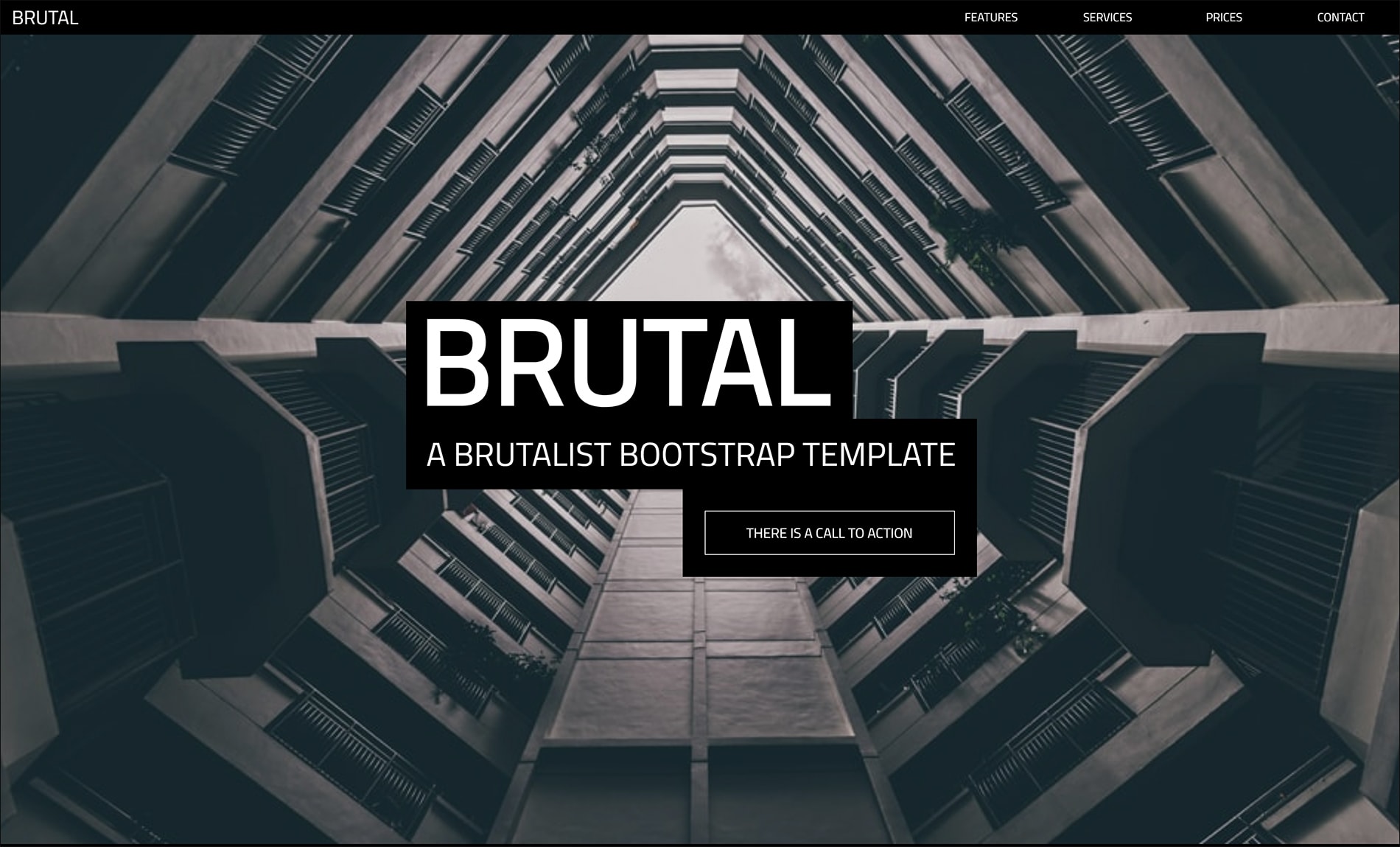 Brutal | A Brutalist HTML5 Template  