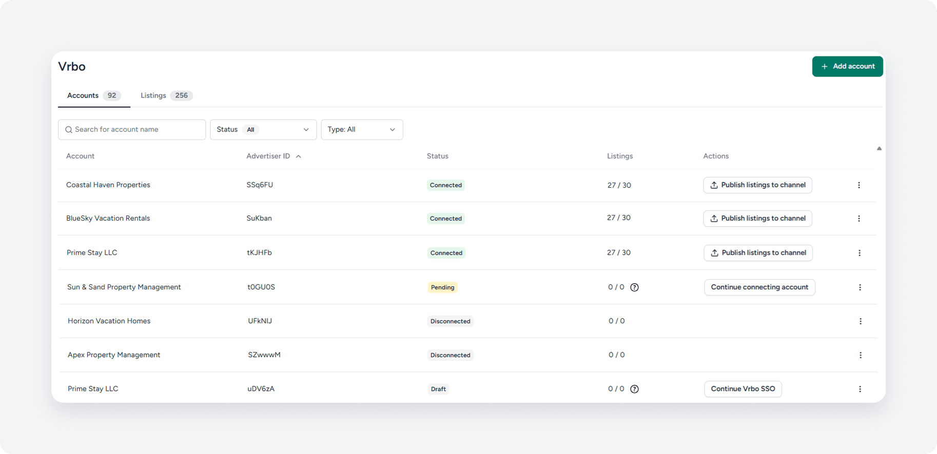 Vrbo distribution page