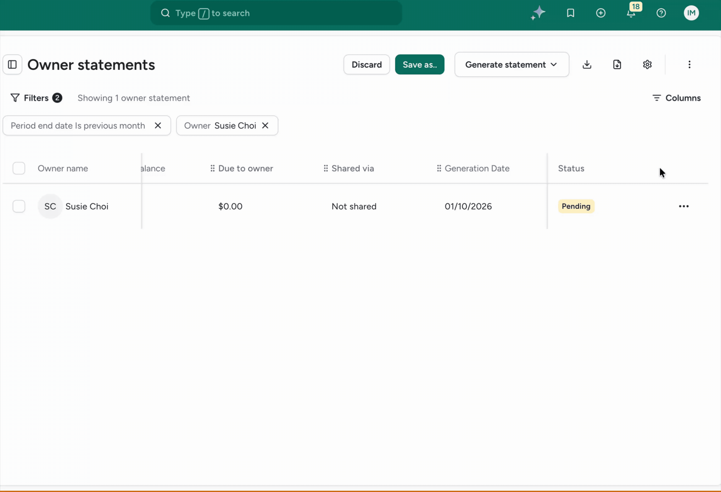 gif of steps to add internal comments to owner statement