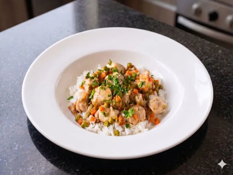 Pollo Arvejado