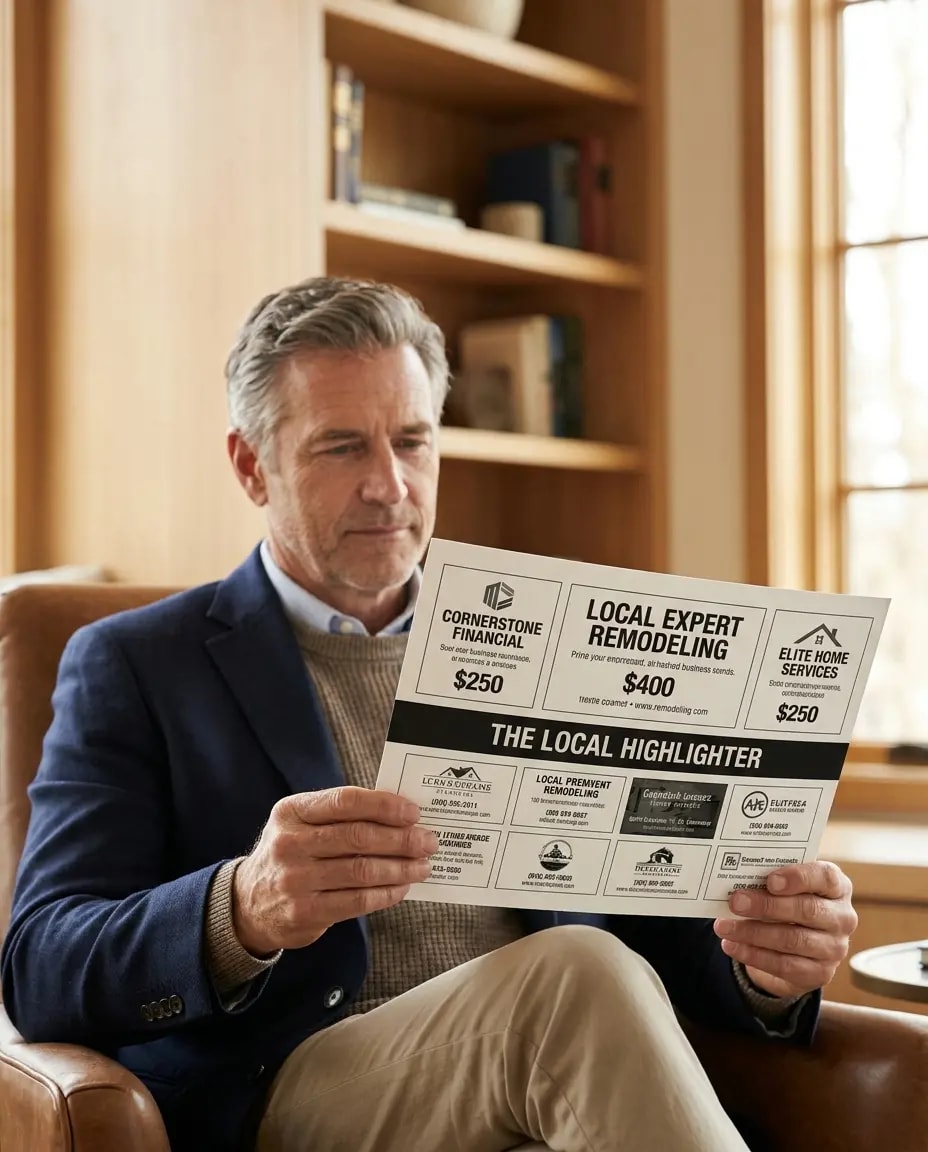Local business owners working together in a premium business environment