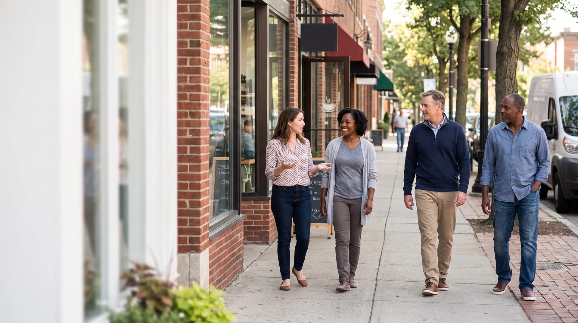 Local business owners from different industries