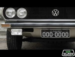 Originalidade do vidro do parabrisa de carros placa preta