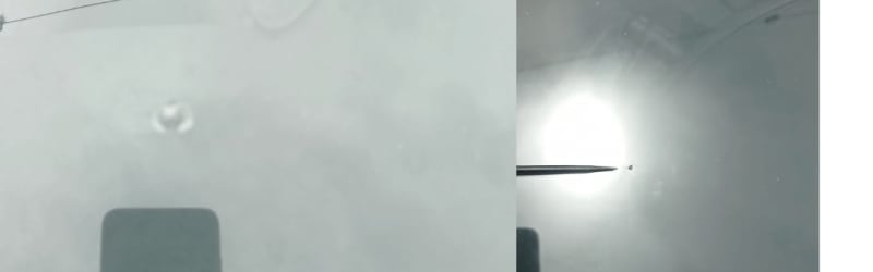 Reparo conserto soldagem de parabrisa