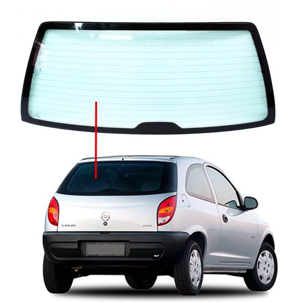 Vigia chevrolet gm Celta 2000 2001 2002 2003 2004 2005 Térmico Verde C/ Furo