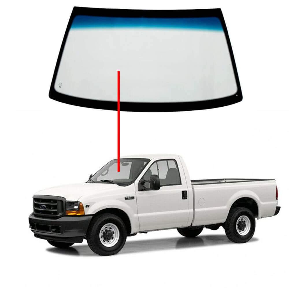Parabrisa F-250 2000 2001 2002 2003 2004 2005 2006 2007 2008 2009 2010 2011 2012 2013 2014 2015 2016 Degradê com ou sem sensor