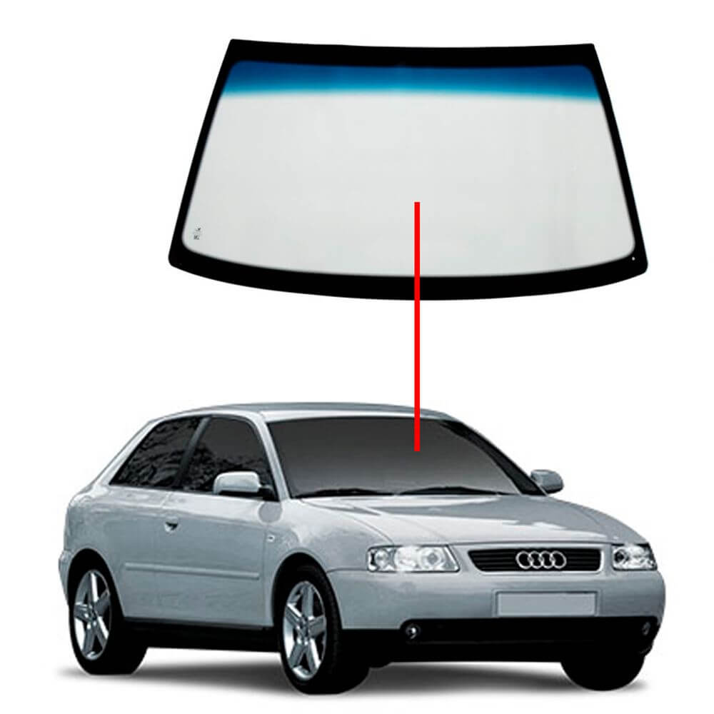 Parabrisa Audi A3 96 97 98 99 2000 2001 2002 2003 2004 2005 2006 Degradê sem sensor 