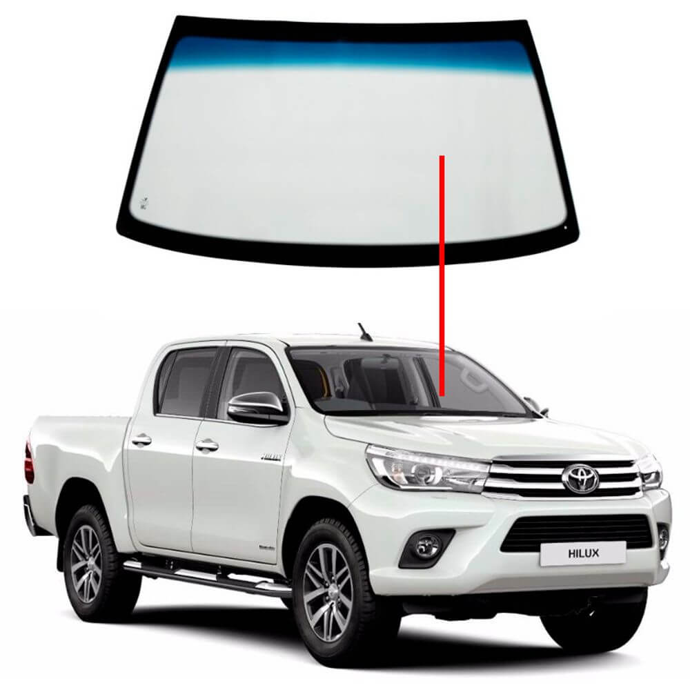Parabrisa Toyota Hilux SRV e SW4 2016 2017 2018 Degradê com ou sem sensor 