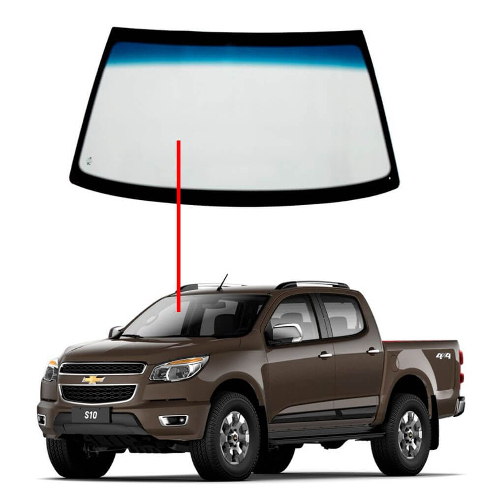 Parabrisa Chevrolet  S-10 2012 2013 2014 2015 2016 Degradê com ou sem sensor 