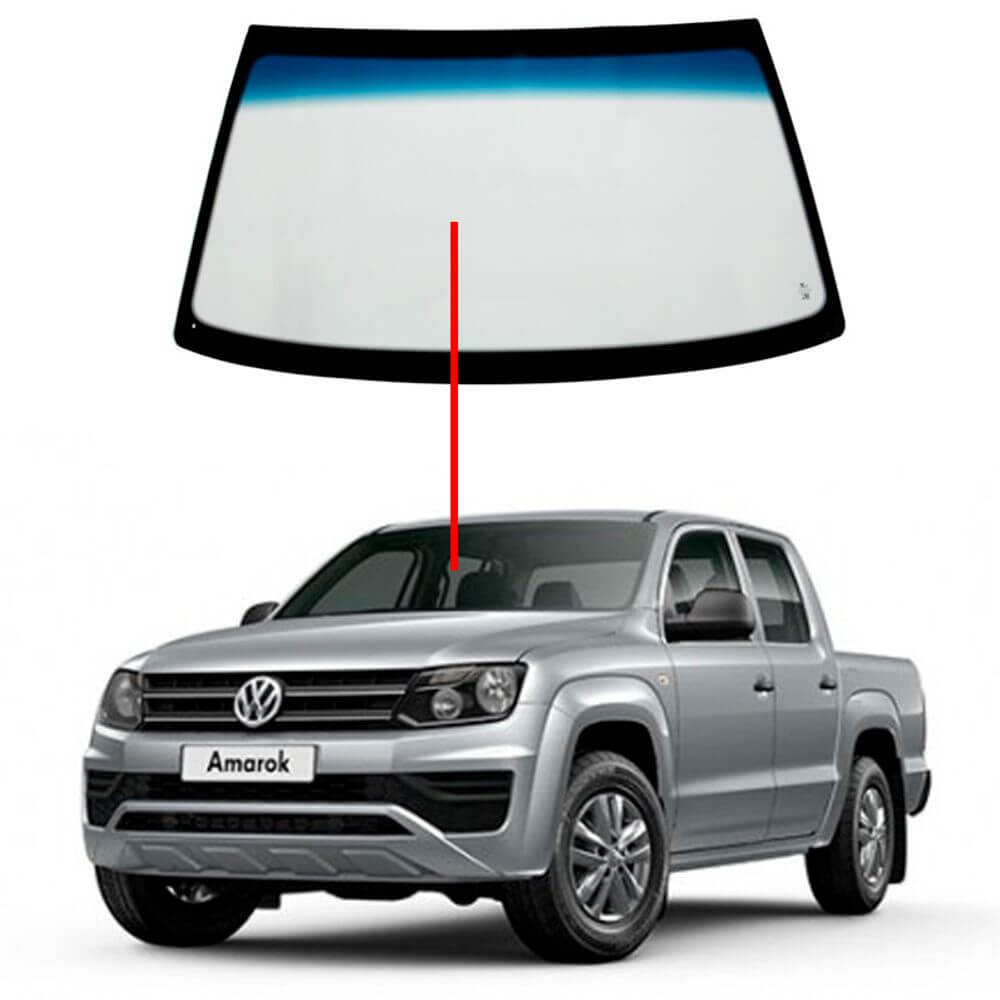 Parabrisa Volkswagen Amarok 2005 2006 2007 2008 2009 2010 20112012 2013 2014 2015 2016 Verde com ou sem sensor