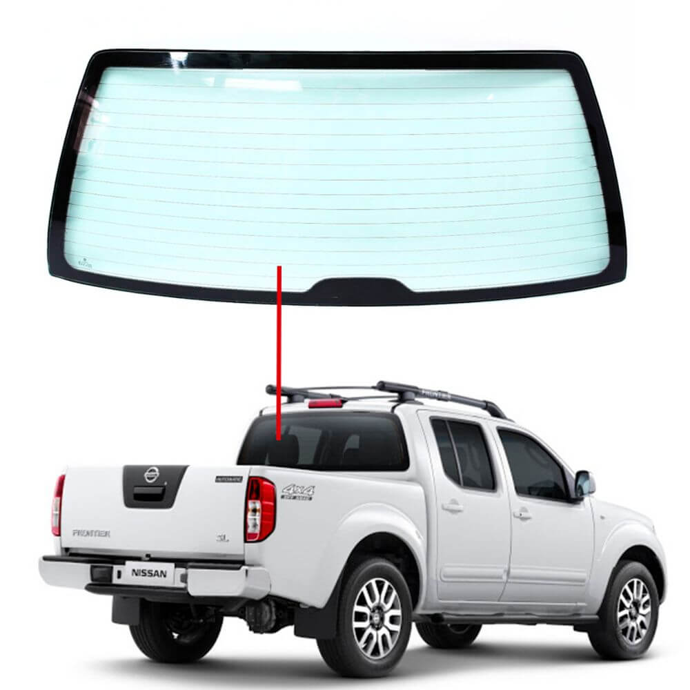 Vidro Vigia Nissan Frontier 2008 2009 2010 2011 2012 2013 2014 2015 2016 Térmico Verde