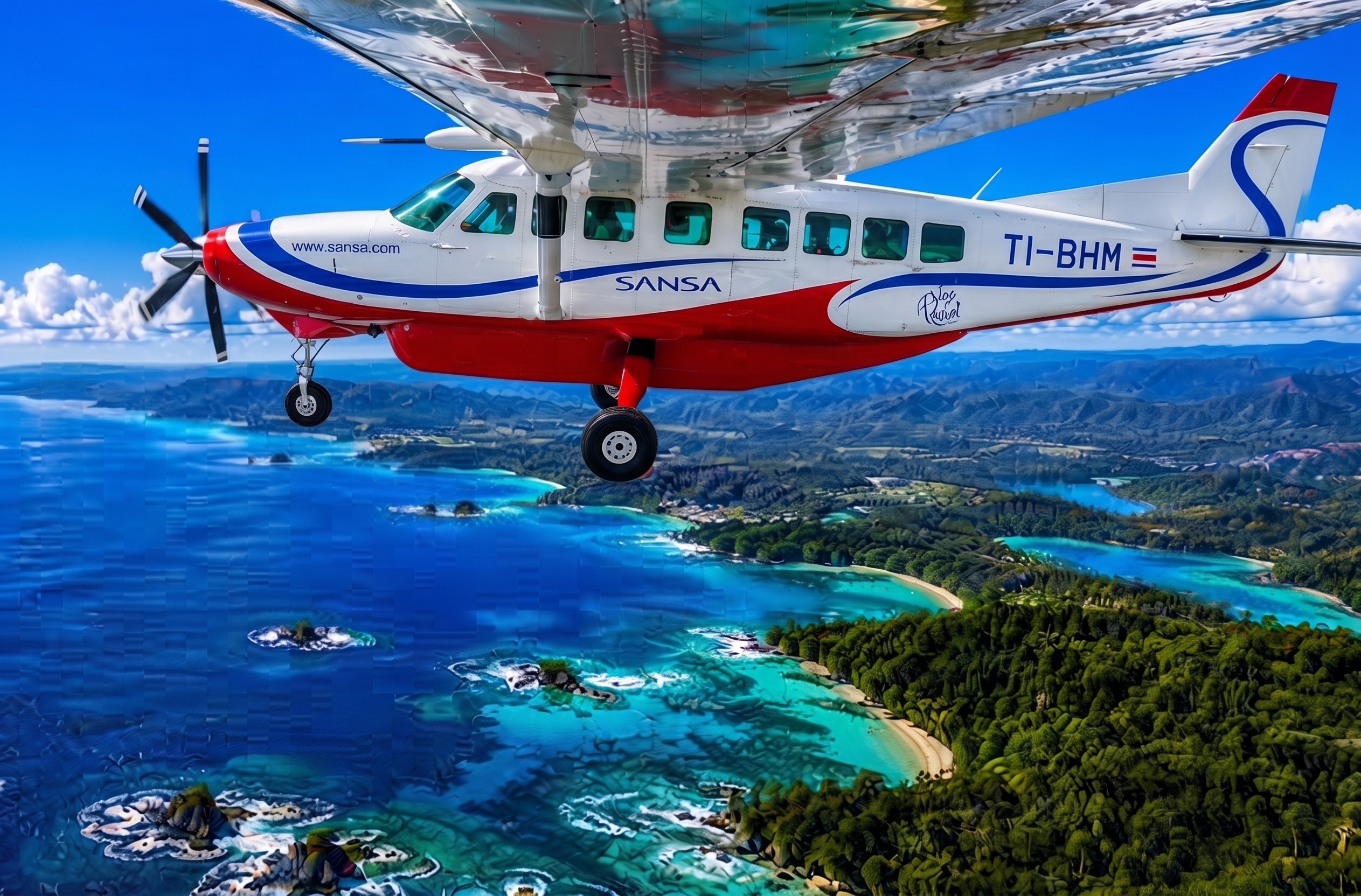 Fly with Sansa Air