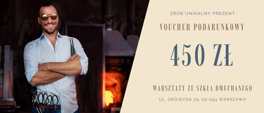 Voucher na warsztaty szkła artystycznego Glass Project — oryginalny prezent