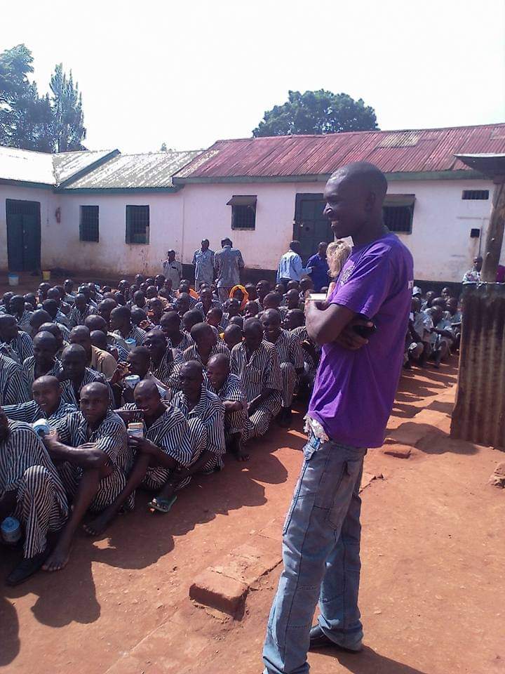 Prison visits - ministering to inmates in Kitale
