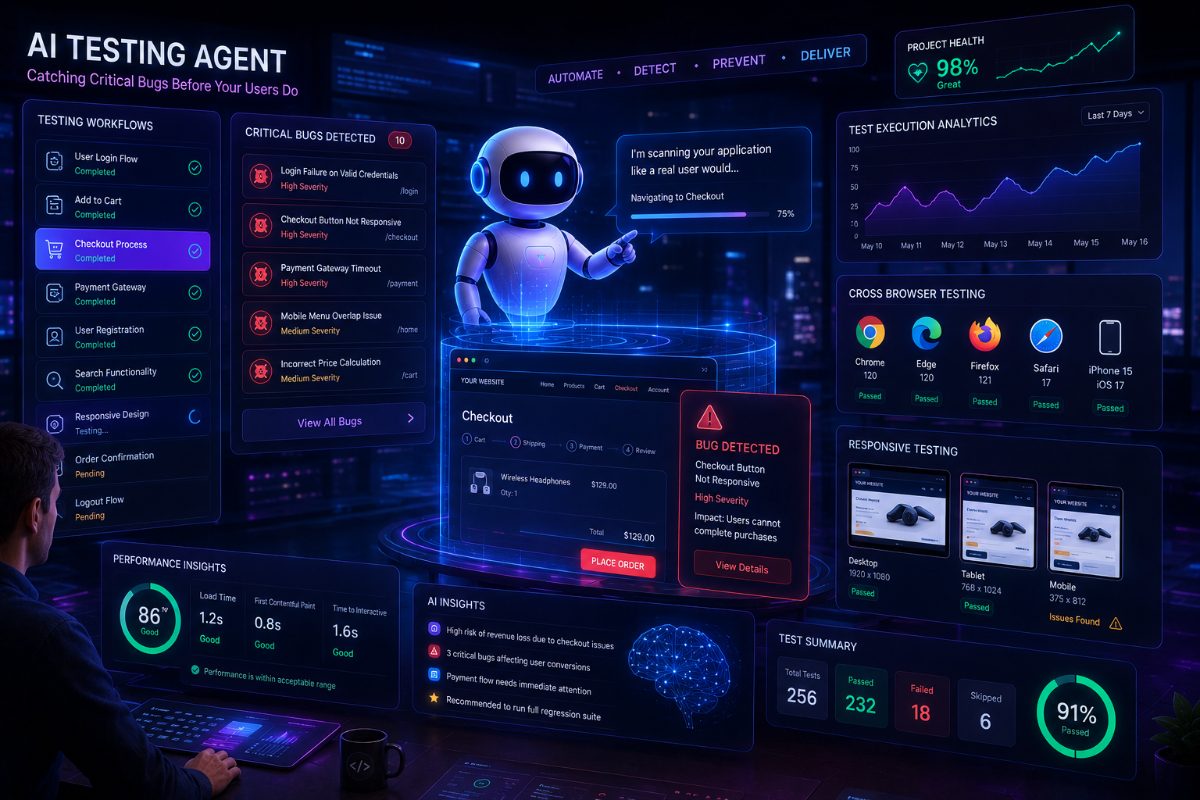 10 Website Bugs AI Testing Can Catch Before Your Users Do