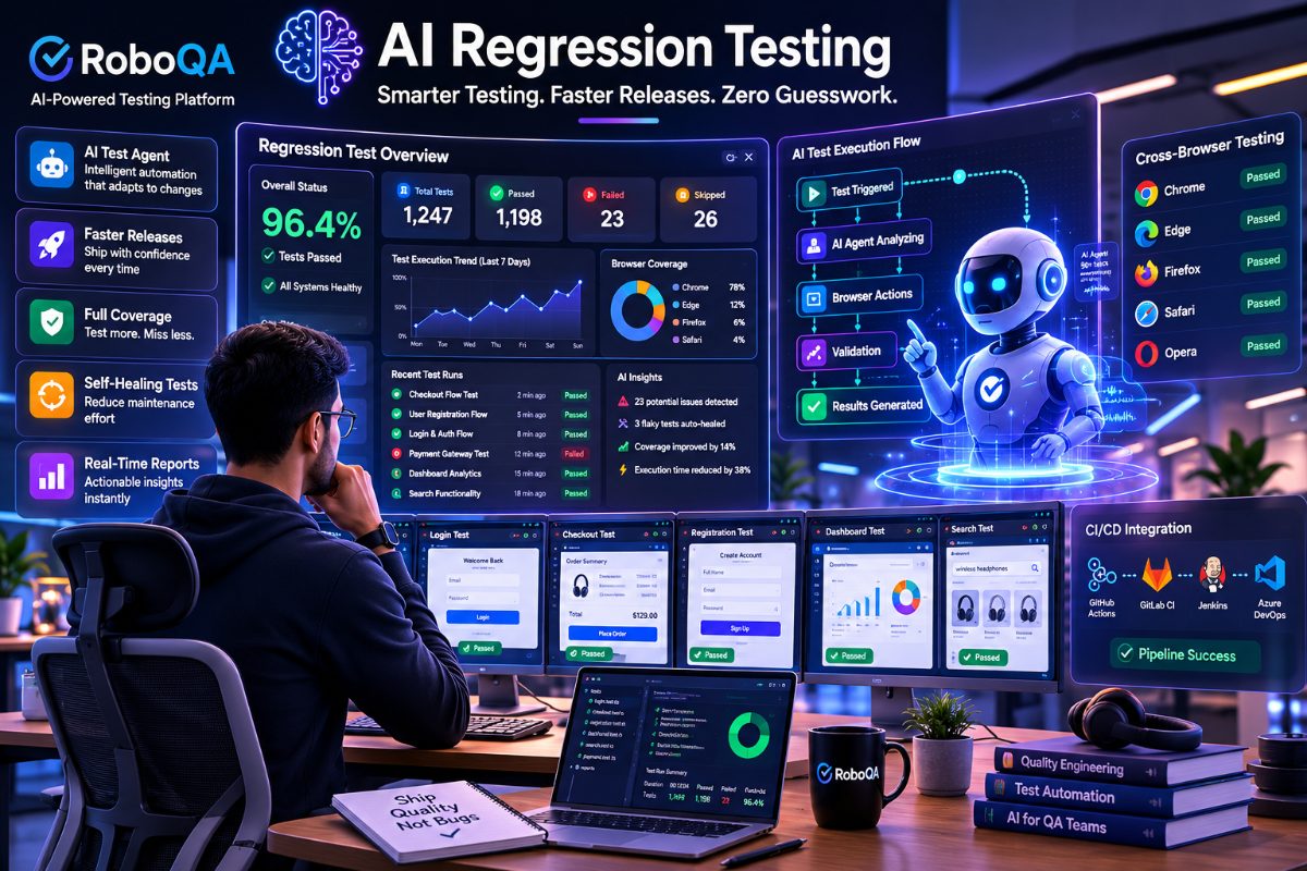 AI Regression Testing: How Engineering Teams Can Release Faster With More Confidence