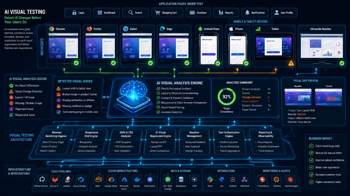 AI Visual Testing: The Complete Guide to Detecting UI Changes Before Your Users Do (2026)
