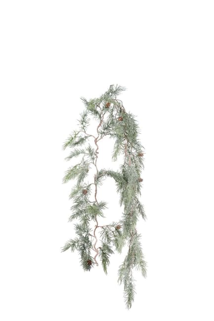 Lärkgirlang med frost
