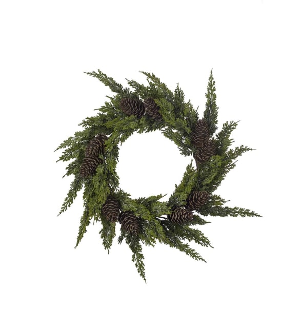 Cypresskrans med kottar