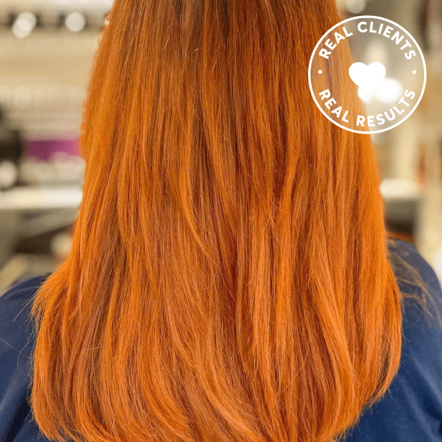 light reddish orange hair color