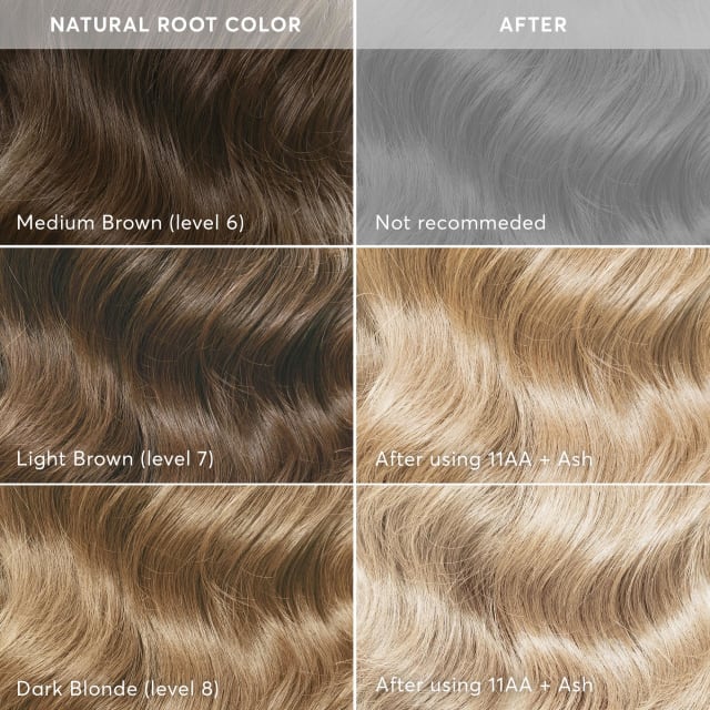 Natural Ash Blonde Hair Toner