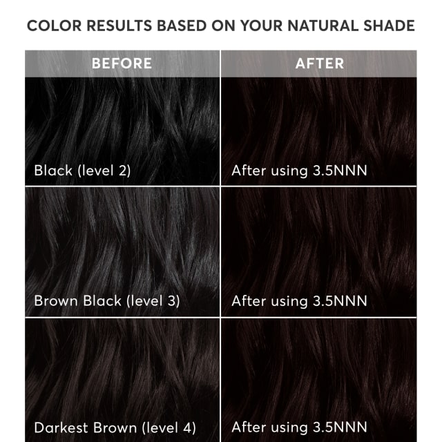 darkest brown hair color