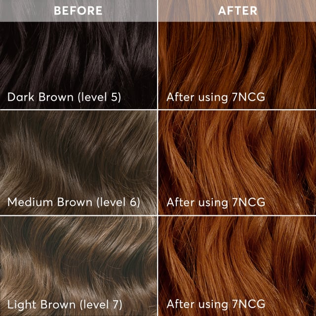Light Golden Red Hair Dye | Genova Red | Hints of Copper and Gold