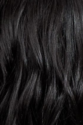 black hair with blue undertones