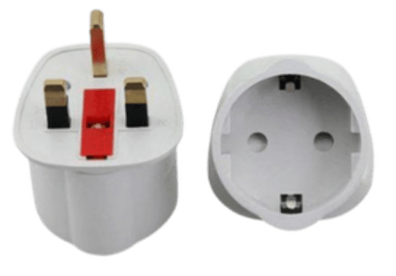 Power adapter for Maltese British-standard sockets