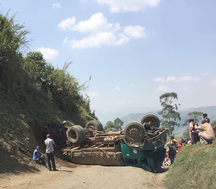 Lastebilvelt i Masisi, DR Kongo