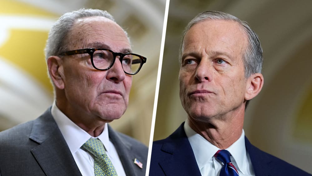 Chuck Schumer; John Thune.