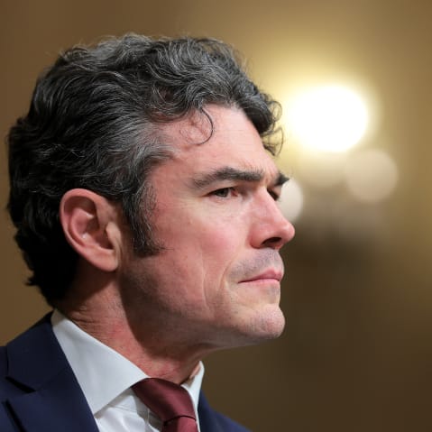 Joseph Kent seen at profile.