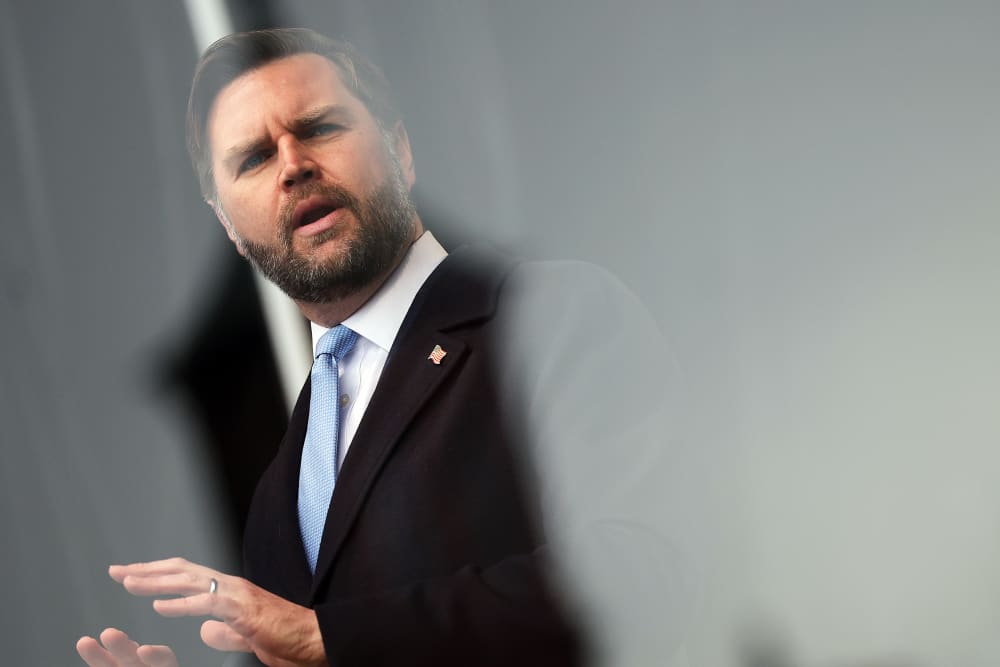 Vice President JD Vance during the annual March for Life rally on the National Mall in Washington, D.C.