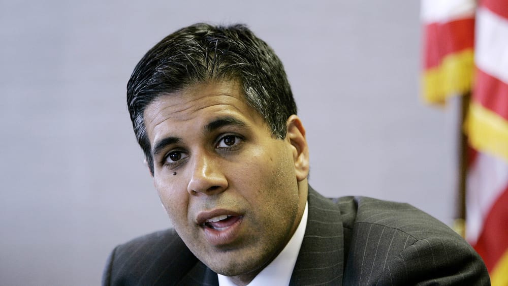 In this 2006 file photo, Amul Thapar, then the U.S. Attorney for the Eastern District of Kentucky, talks with The Associated Press.