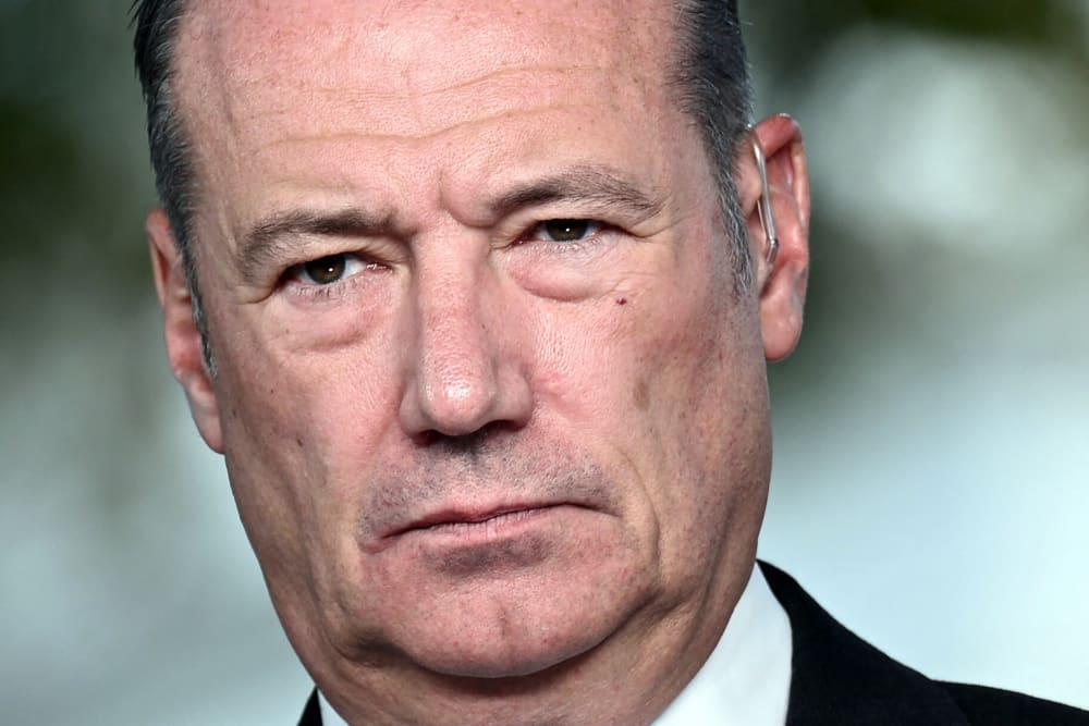 Todd Lyons, acting director of U.S. Immigration and Customs Enforcement, in a television interview outside the White House.