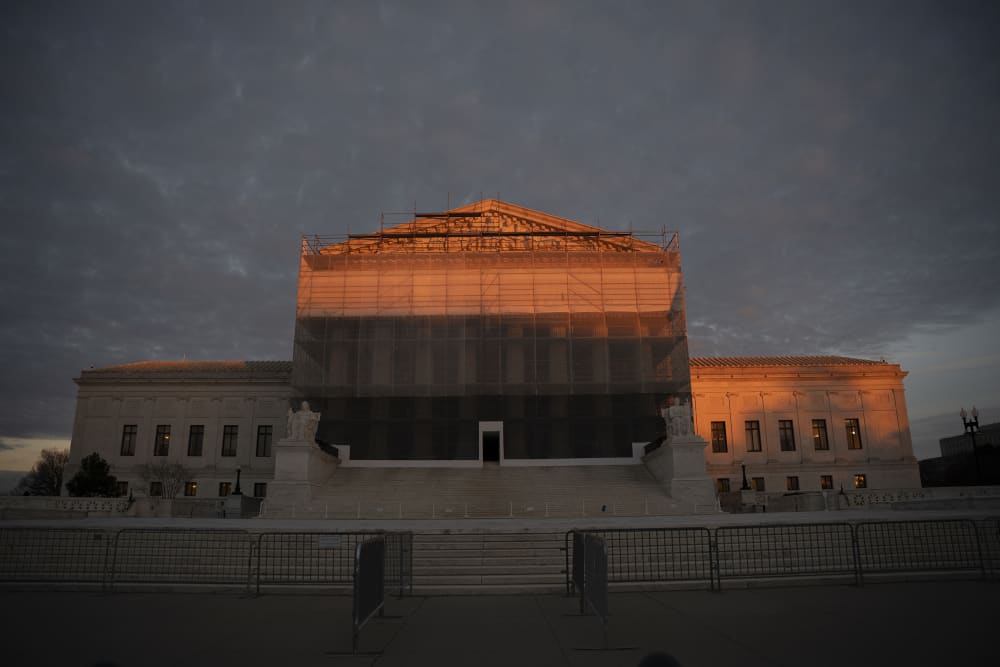 The Supreme Court of the United States building is seen in Washington D.C.