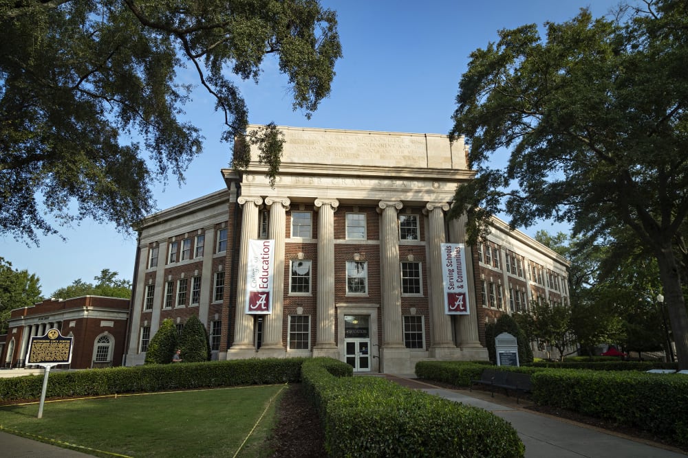 Bibb Graves Hall on the campus of the University of Alabama.
