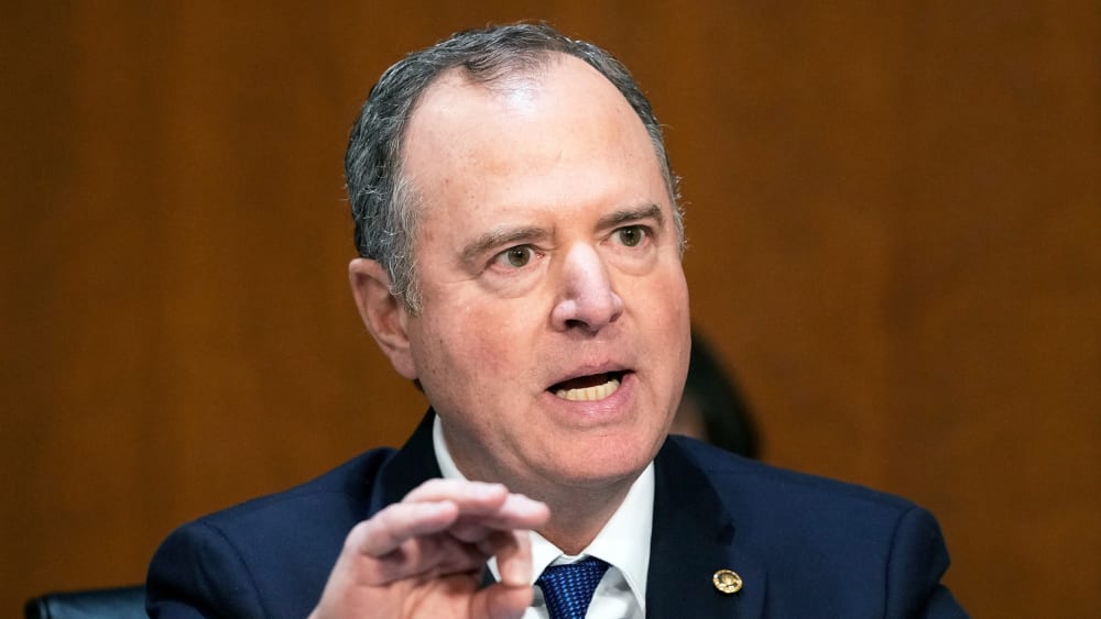 Sen. Adam Schiff at the Capitol.